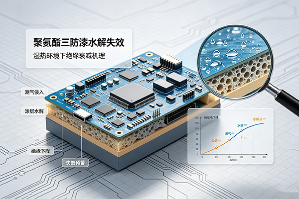 聚氨酯三防漆水解失效湿热环境绝缘快速衰减