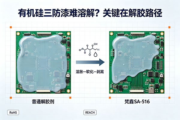 有机硅三防漆难溶解？完整剥离的选型与施工指南