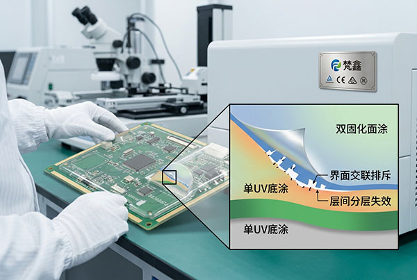解决单UV底涂与双固化面涂界面分层：交联排斥机理与工艺指南